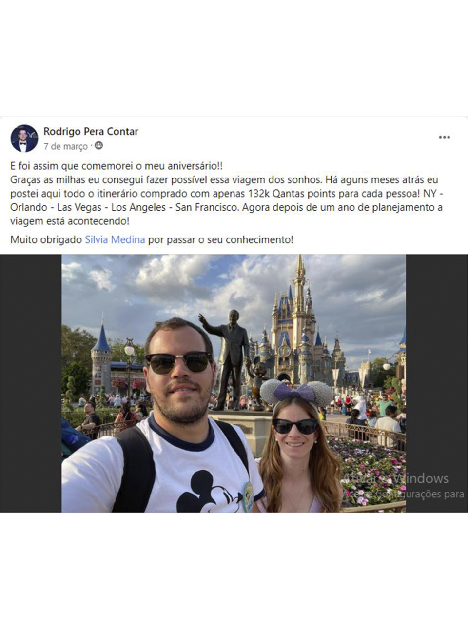 Olha o Rodrigo na Disney! 🥳