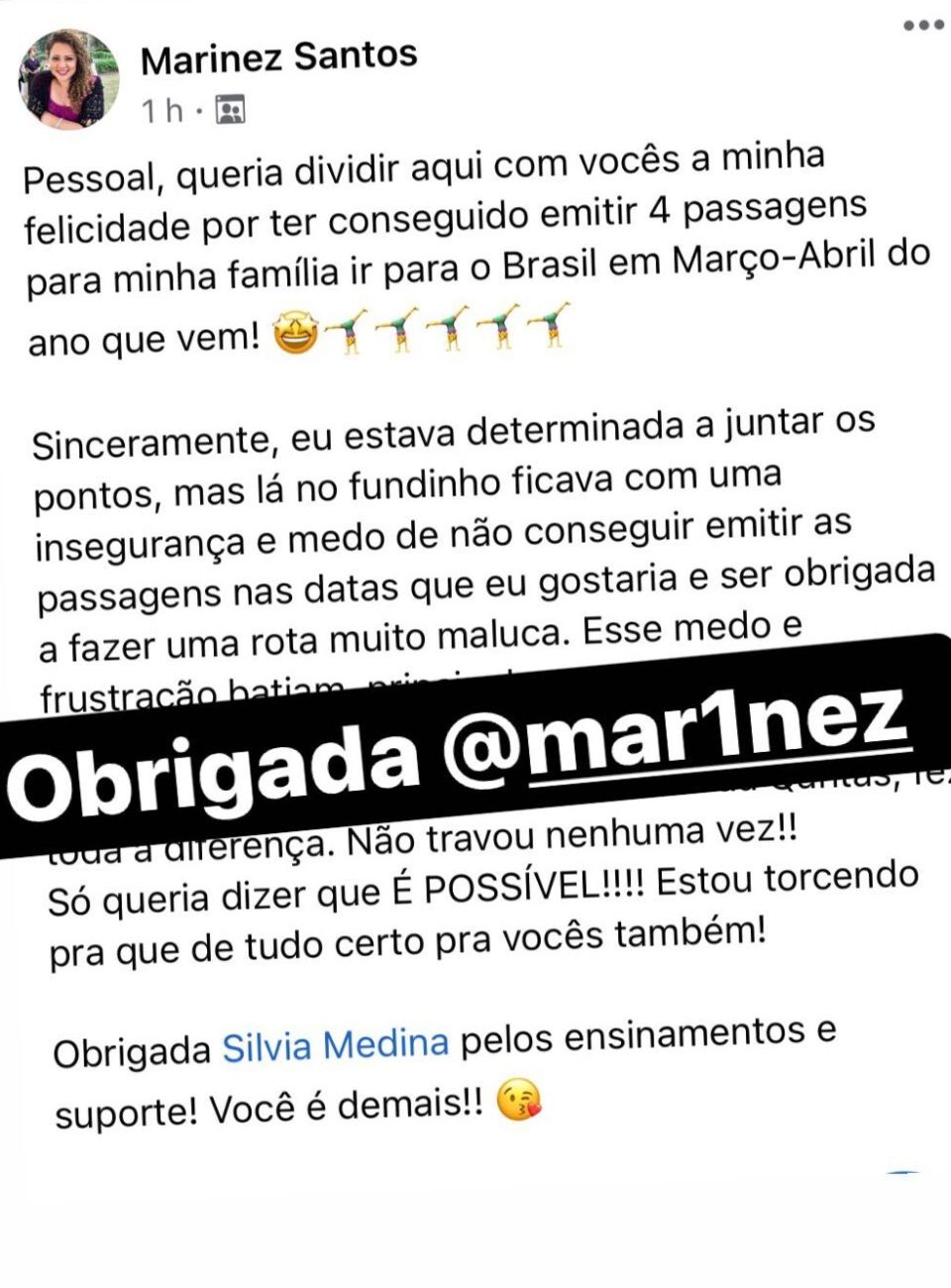 Emitiu 4 passagens para o Brasil 😱